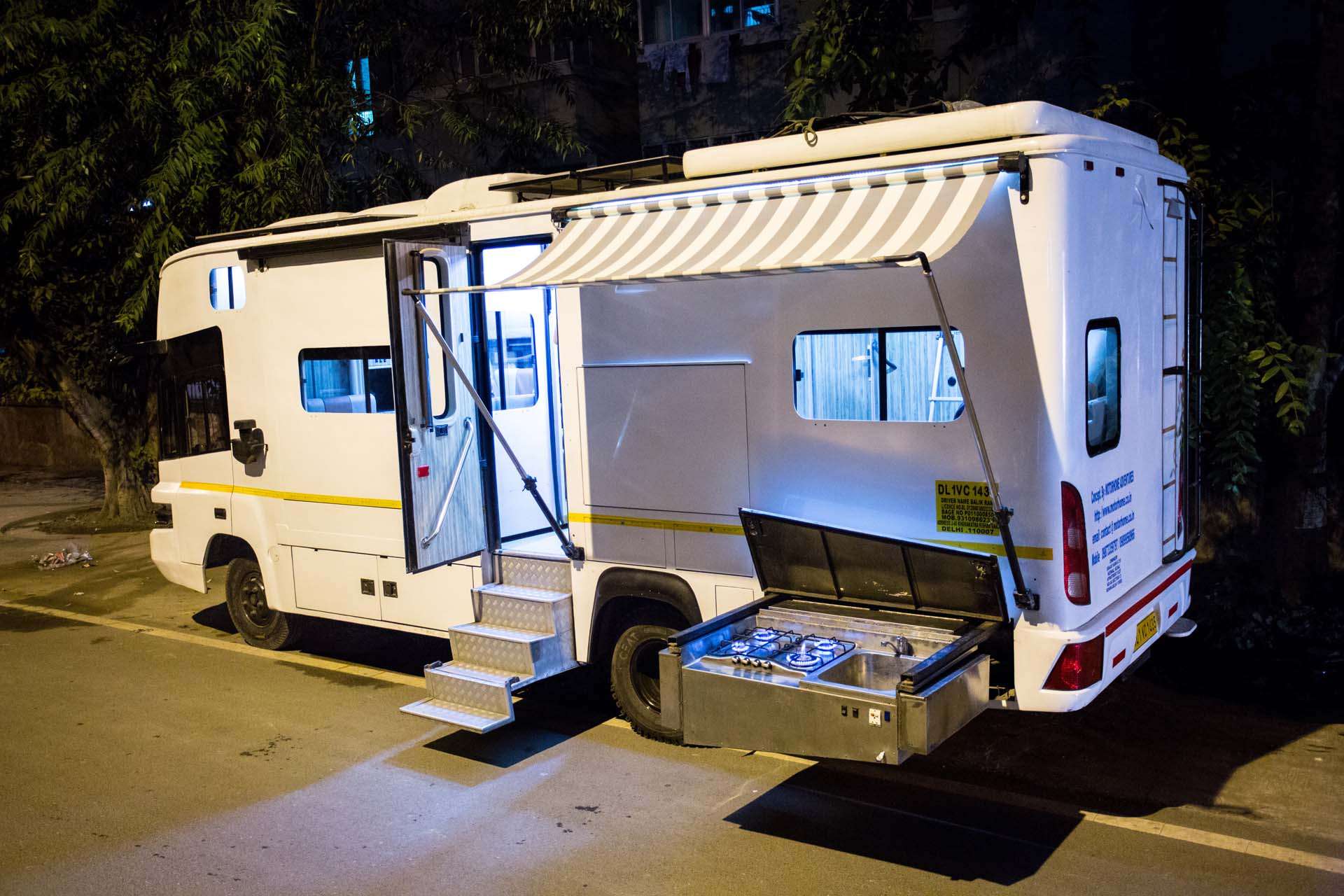 Is a motorhome legal in India?